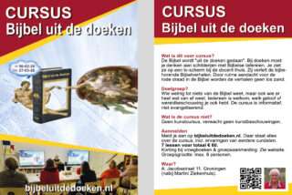 Flyer cursus Bijbel uit de doeken voorjaar 2026